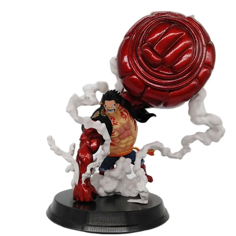 

Anime One Piece Monkey D Luffy Gear 4 Fourth Kong Gun Ver. GK PVC Action Figure Statue Collectible Model Big Size Luffy Toy Doll
