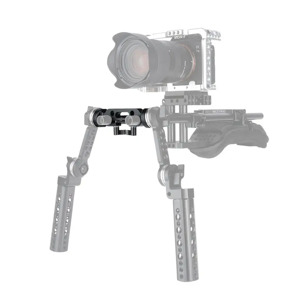 NICEYRIG 15 мм стержневой зажим со стандартной розеткой ARRI M6 для ручки с сыром