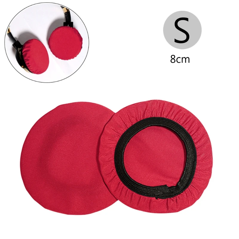 

Stretchable Washable Earcup Protector Headphone Dustproof Cover for Most On-Ear Headphones within 6-9/9-11cm Earpads C5AB