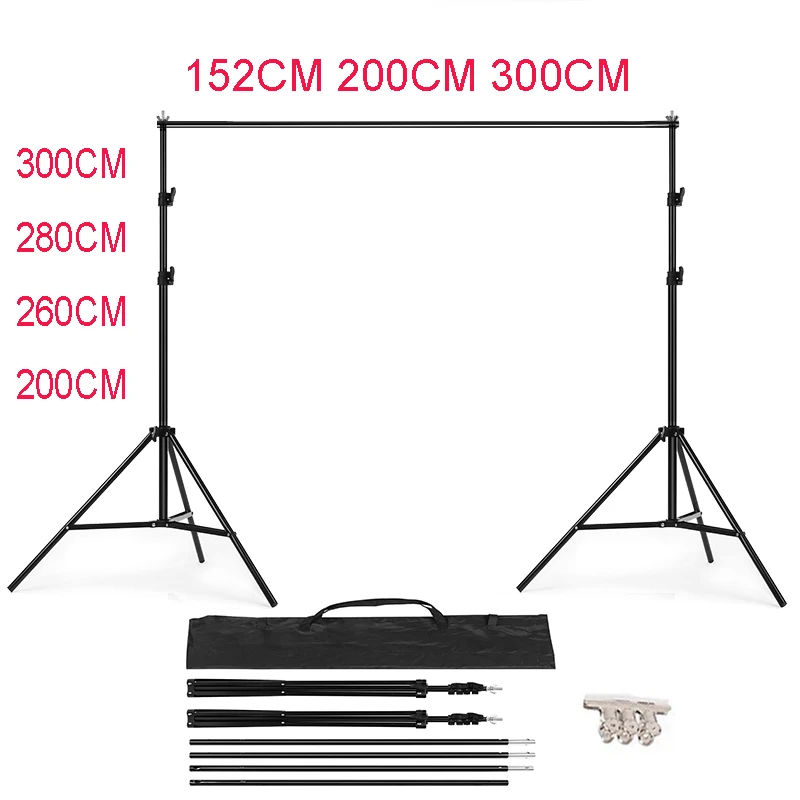 

Photography Studio 4x5m Photo Background Backdrop Support Stand System Kit Set Photography Accessory HC