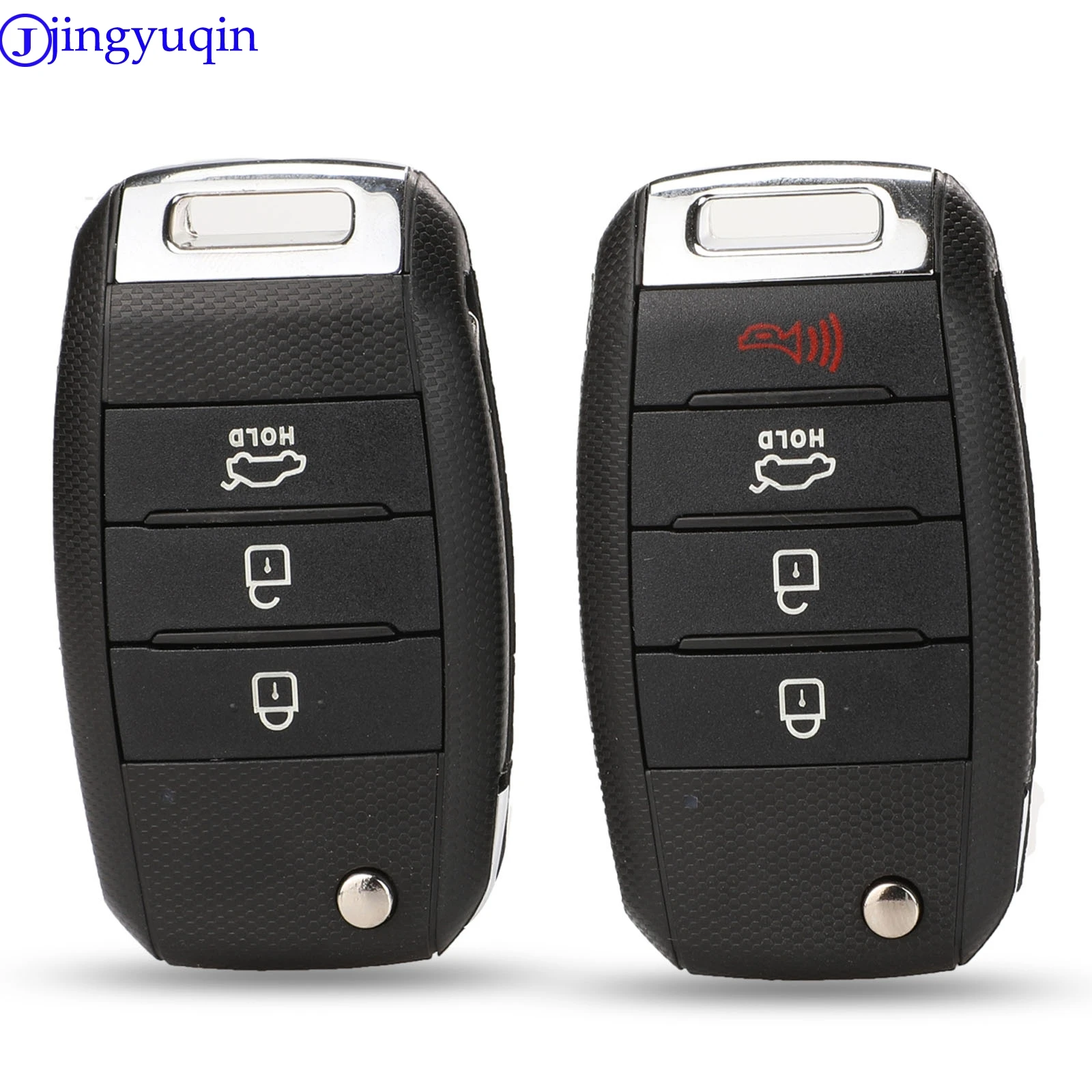 Складной чехол для ключа с дистанционным управлением jingyuqin 10ps 3/4 KIA Carens Cerato Forte K2 K3