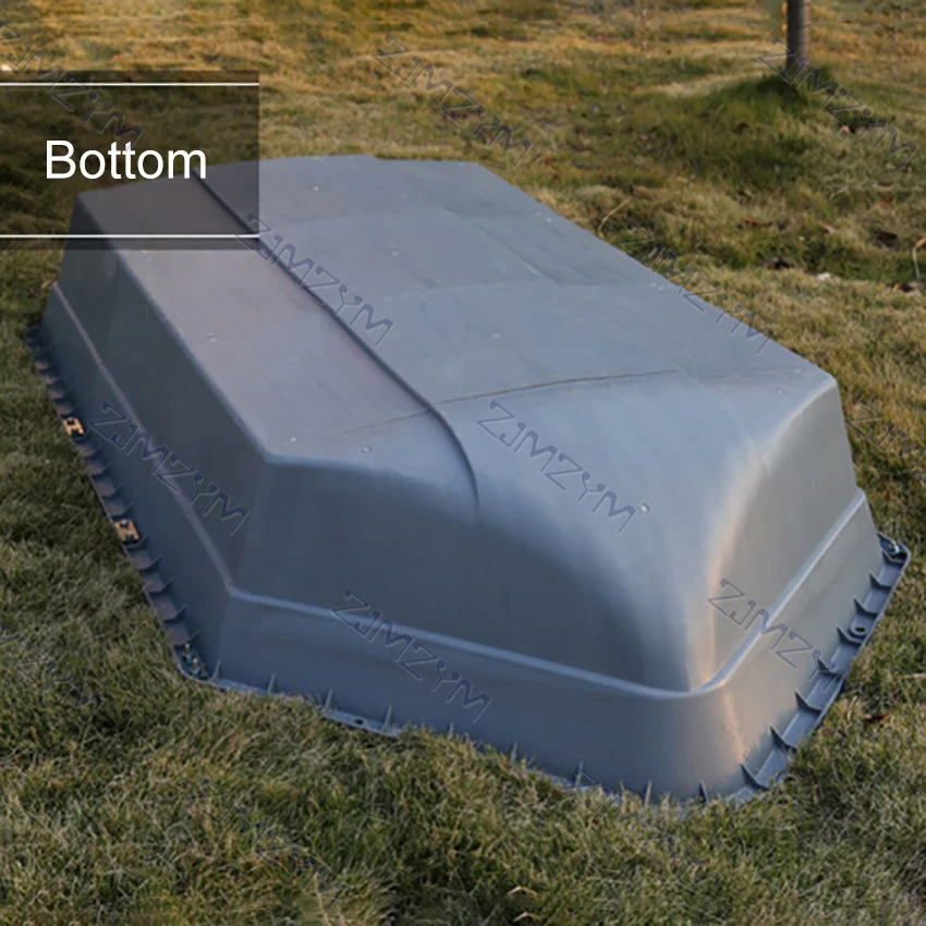 2 3/2 8 м Складная рыболовная лодка портативная гребная из полипропилена