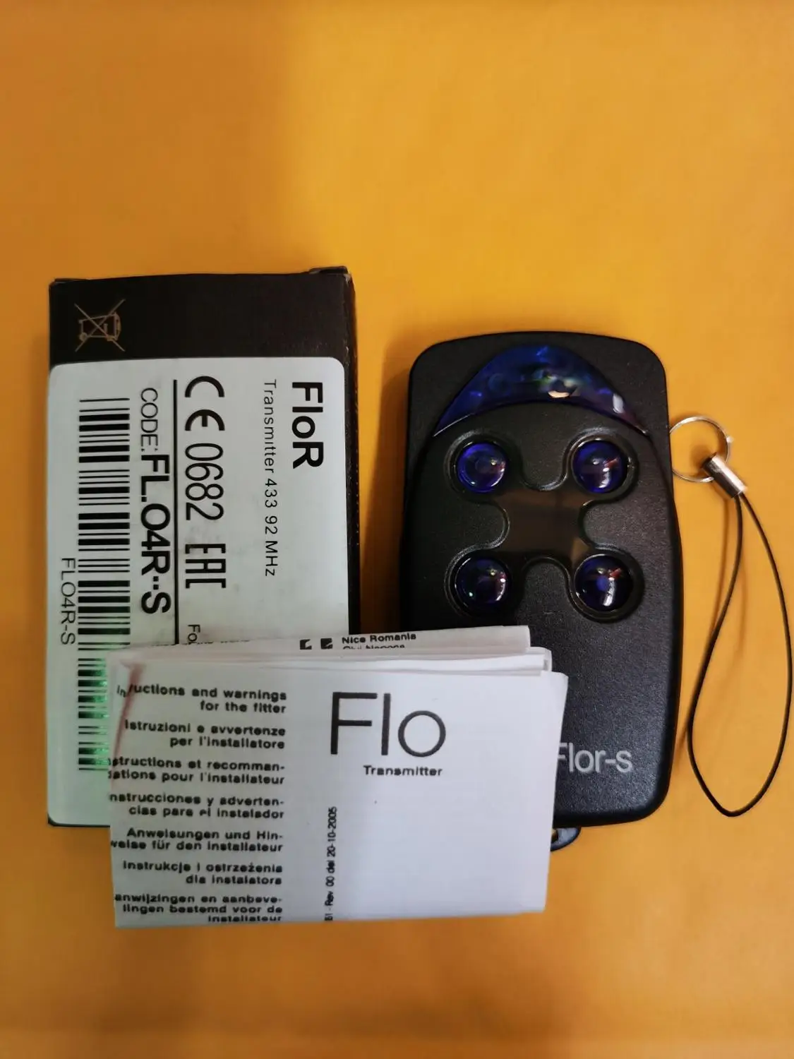 Пульт дистанционного управления Flor flor De Lis-s flo1r-s flo2r flo4r-s ERA INTI ONE 2 ON2E передатчик для