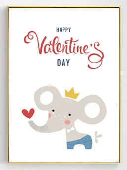 

Wall decor watercolor animal wall paintings minimalist children's room posters cartoon decorative canvas painting home decor