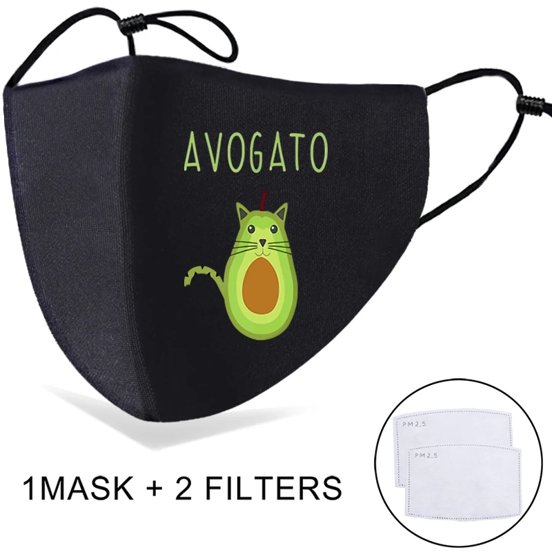 

Cat Avogato Mouth Face Mask Fashion Kpop Mouth Muffle Cuelga Mascarillas Lavables Masque Tapabocas Mascherine Maske Cubrebocas