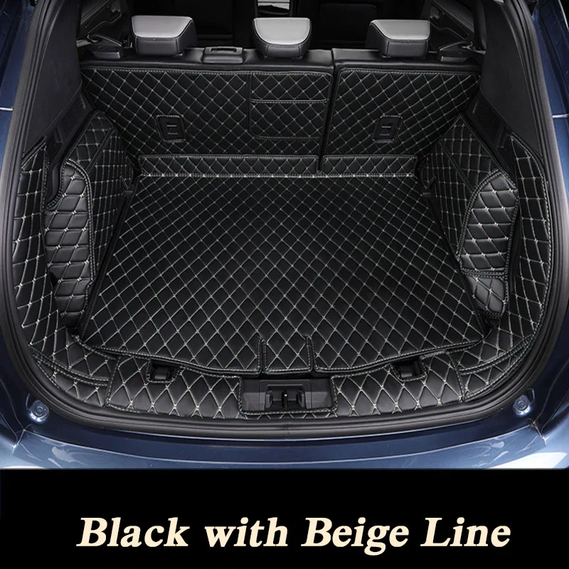 

Car Styling PU Leather Trunk Mat Rear Liner Cargo For Ford Escape Kuga 2020-2021Waterproof Carpet Tray Protector Auto Accessoryy
