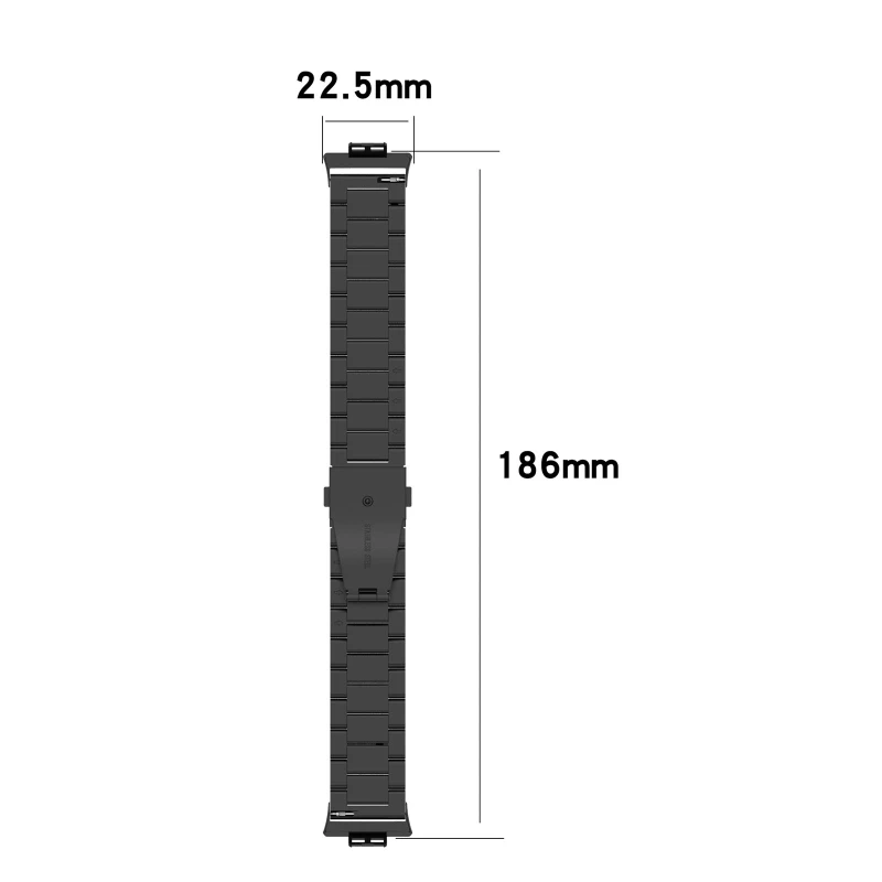 

Replacement Bracelet Stainless Steel Metal Wrist Strap Watch Band for -HUAWEI Watch Fit 1.64" Vivid AMOLED Display