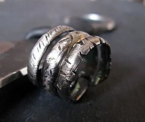 

925 STERLING SILVER SCRATCHES SARMALLI MALE FINGER RING SINGLE QUANTITY YAPILABİLİNİR