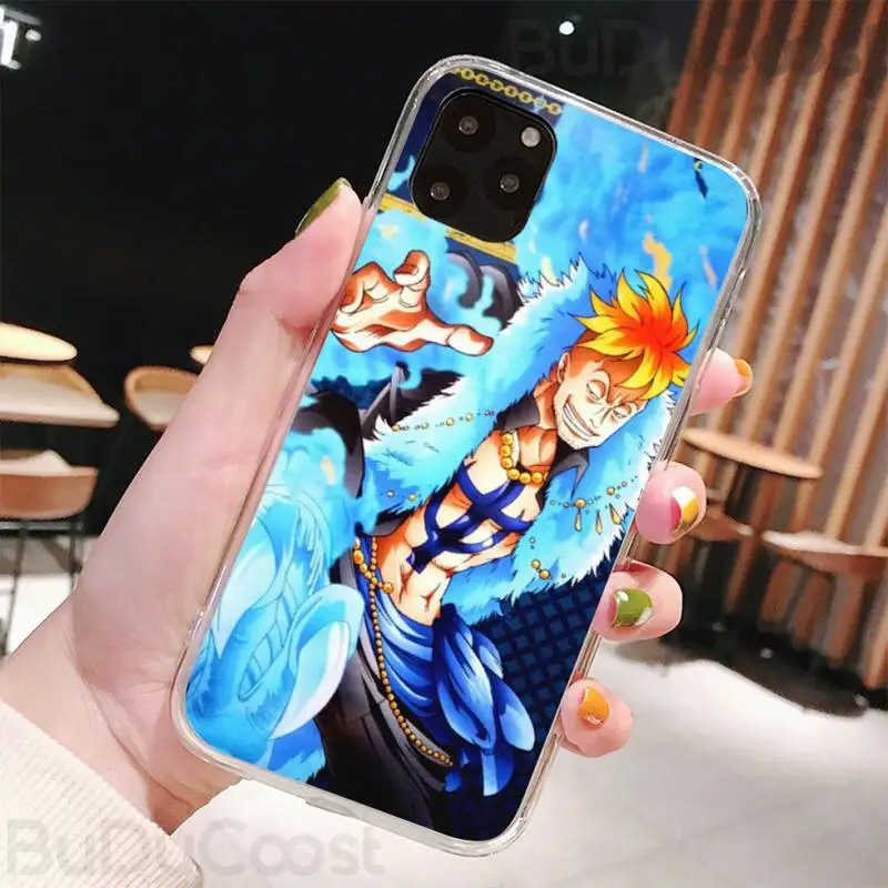 

One Piece Marco Phone Case For IPhone 11 12 Pro XS MAX 8 7 6 6S Plus X 5S SE 2020 XR Cover