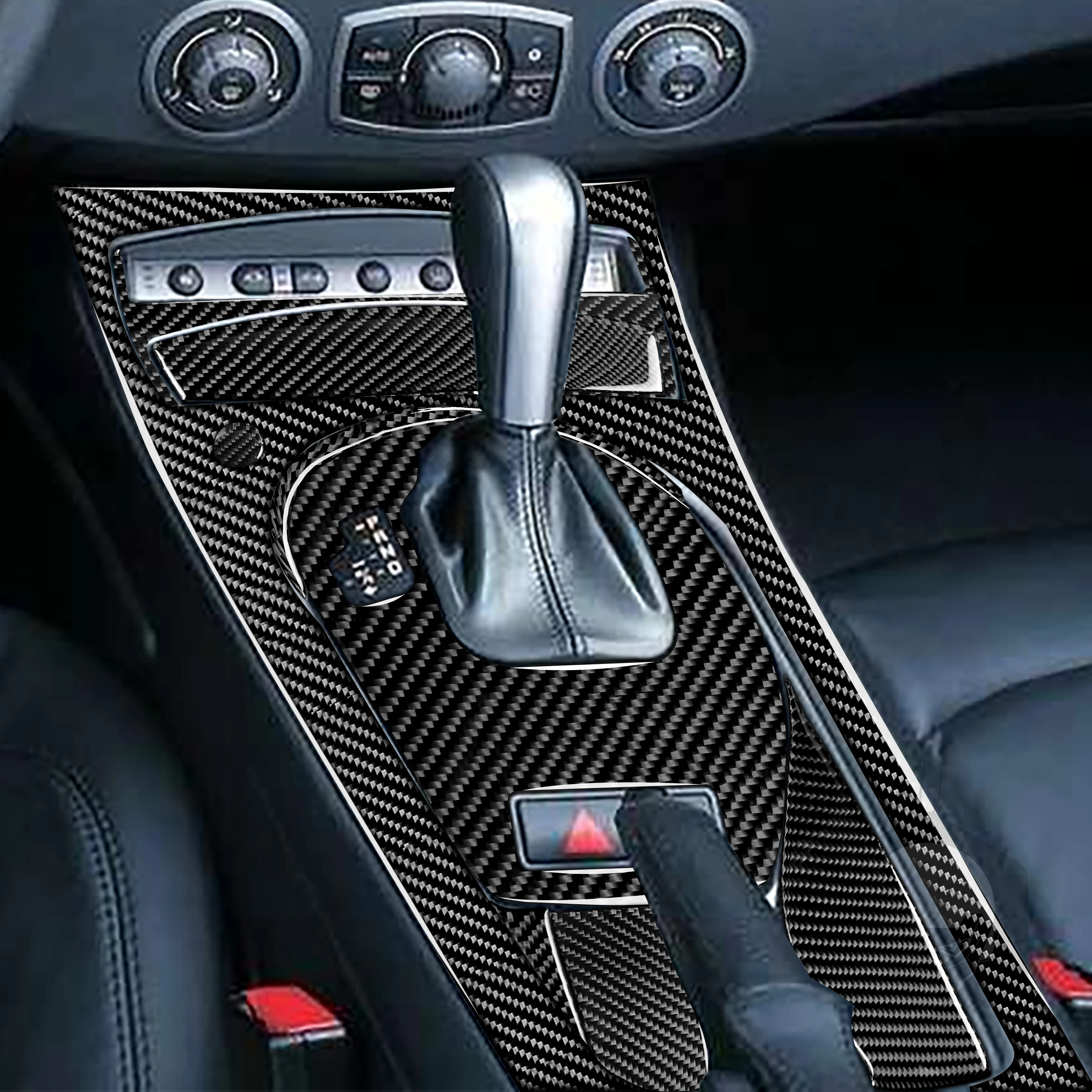 

For BMW Z4 E85 E86 2003 2004 2005 2006 2007 2008 Carbon Fiber Sticker Steering Wheel Gear Shift Air Outlet AC CD Car Accessories