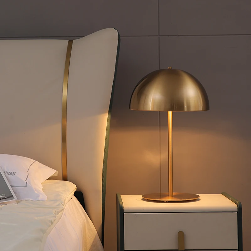 СКАНДИНАВСКАЯ МИНИМАЛИСТИЧЕСКАЯ НОЧНАЯ ЛАМПА ДЛЯ ГОСТИНОЙ В ФОРМЕ ГРИБА ДЛЯ ДЕВОЧКИ В СПАЛЬНЕ ИЗУЧЕНИЯ.