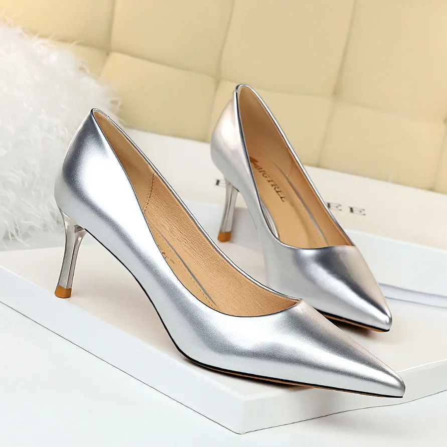 Женские туфли лодочки с кристаллами на высоком каблуке 5 см 10 2020 г. пикантные