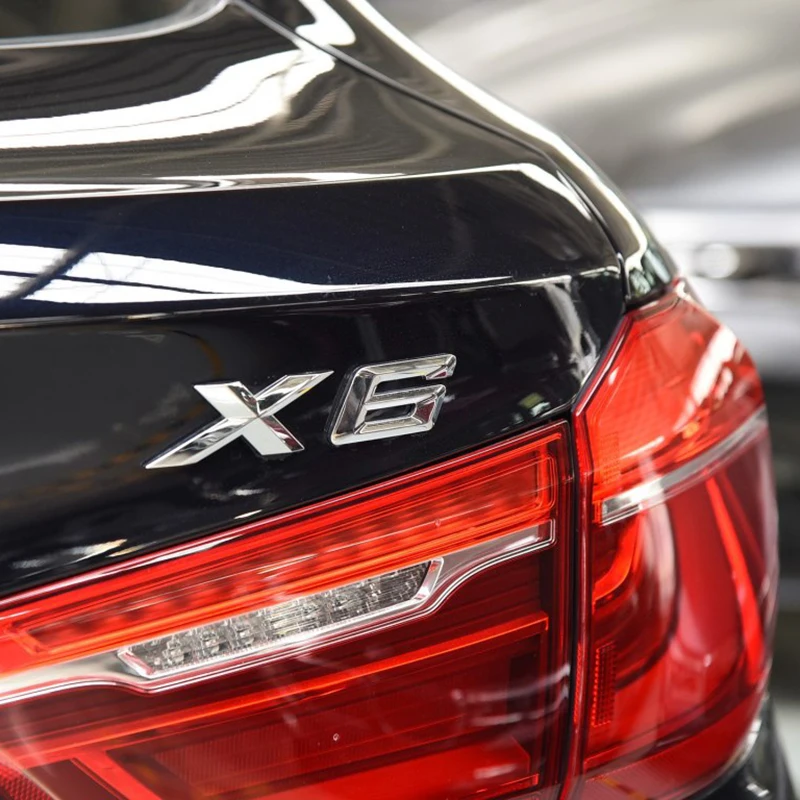 Эмблема с буквенным номером для BMW X1 X3 X5 X6 GT Z4 значок именем в багажнике стильная