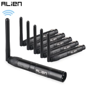 Беспроводной контроллер ALIEN 2,4G ISM DMX512 Dif, передатчик DMX, приемник с антенной для DJ, дискотеки, вечеринки, бара, светодиодный сценический лазерный свет