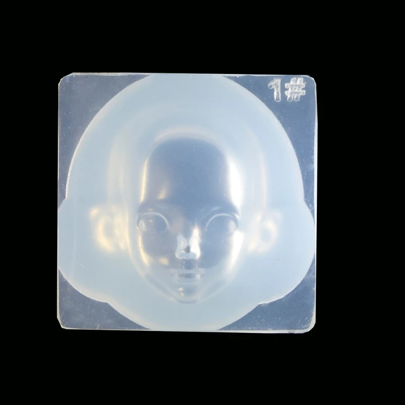 

Human Face 3D Doll Epoxy Resin Mold Aromatherapy Plaster Silicone Mould DIY Crafts Ornaments Decoration Casting Tools