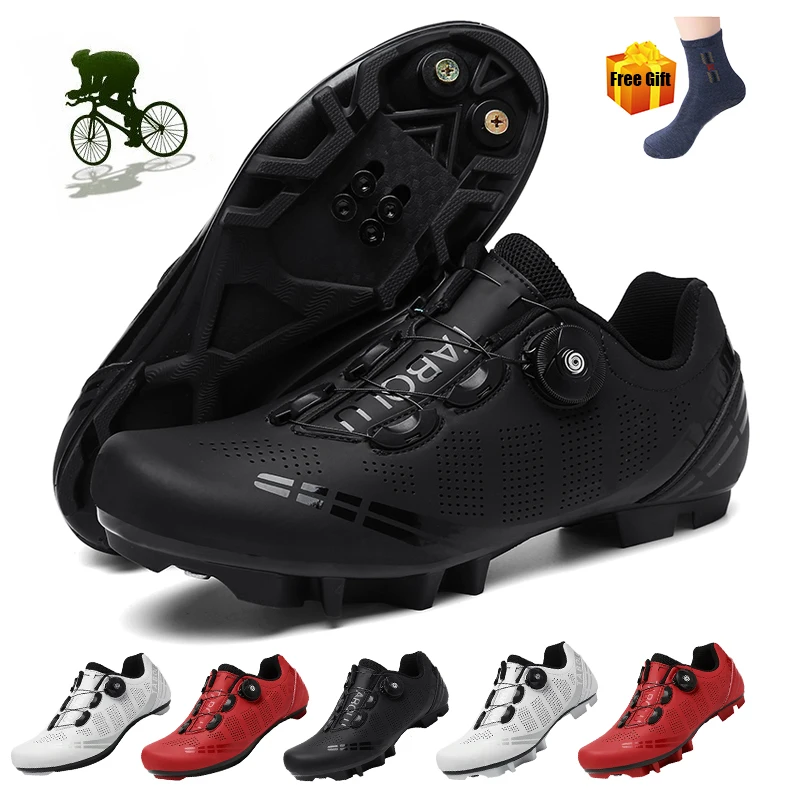 

MTB Cycling Shoes Men Outdoor Self-locking Road Bike Sneakers Cleat Pedal Mountain SPD Racing Bicycle Shoe Zapatillas De Ciclimo