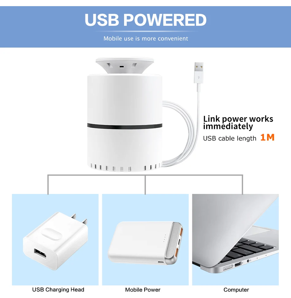 Лампа от комаров с usb-разъемом, 5 В, электрическая лампа от насекомых, мух, насекомых, 8 Вт, светодиодный светильник, лампа для борьбы с вредителями, противомоскитная лампа, защита от насекомых, Zanzare