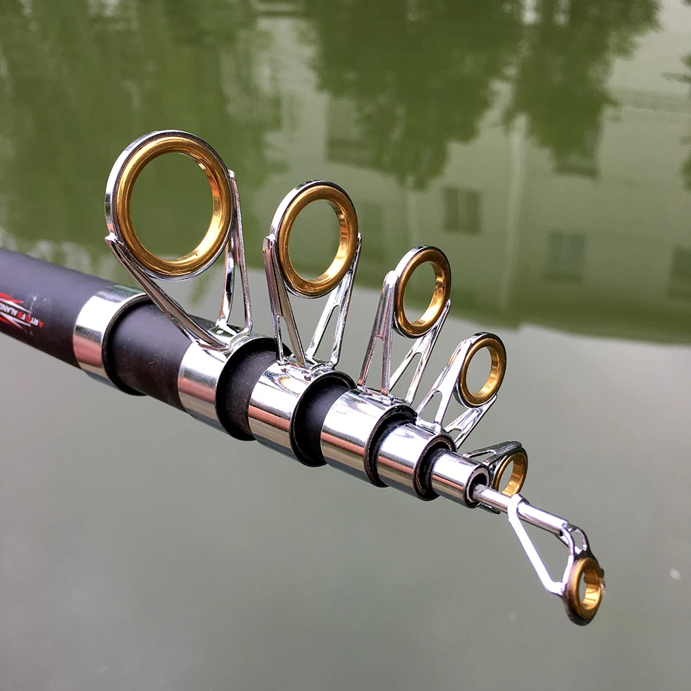 Удочка рыболовная Телескопическая из 99% Углеродного Волокна 2 1/2 4/2 7/3 0/3 6 м|ring best|ring