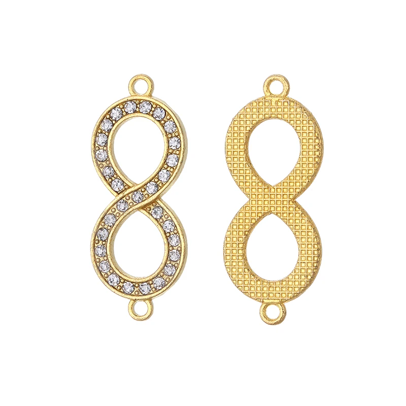 Junkang10 шт циркониевое металлическое соединение символ модное ювелирное изделие