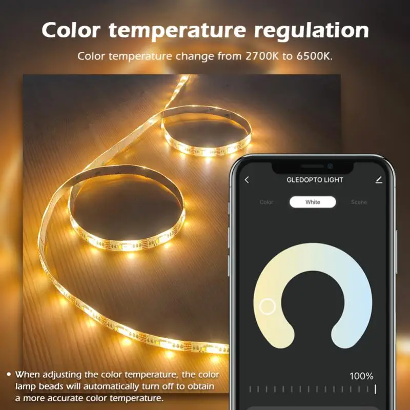 Светодиодная лента с USB-разъемом для телевизора гибкая лампа поддержкой Wi-Fi