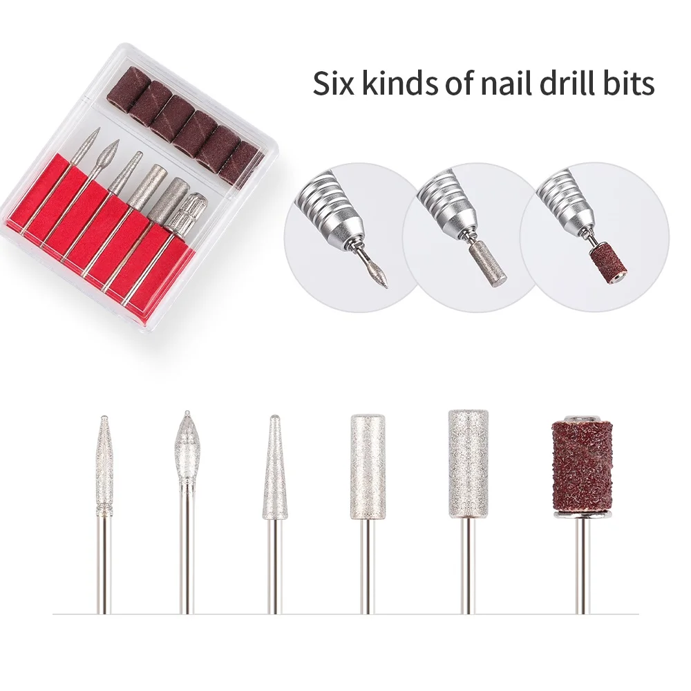 

35000RPM Nail Drill Machine Portable Rechargeable Pedicure Strong Polishing Electric Machine For Manicure Nail Tools