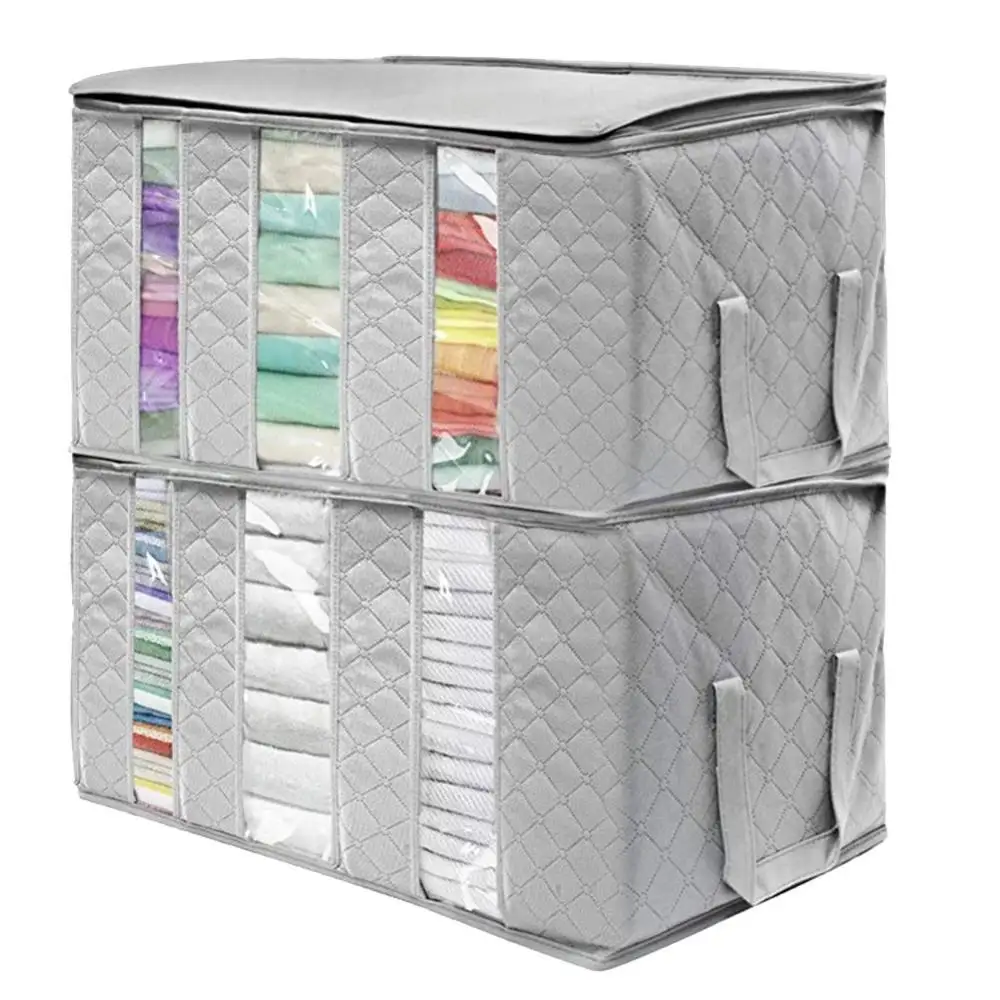 

70% Dropshipping!!Super Large Non-Woven Fabric Quilt Blanket Home Clothes Storage Bag Organizer