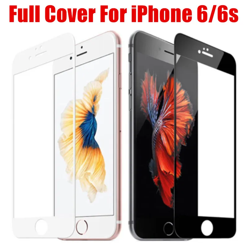 

3pcs 9D Screen Protector SmartPhone Glass for apple iPhone 6s 6 S Protective Glass on iphone6s Full Cover Tempered Glass