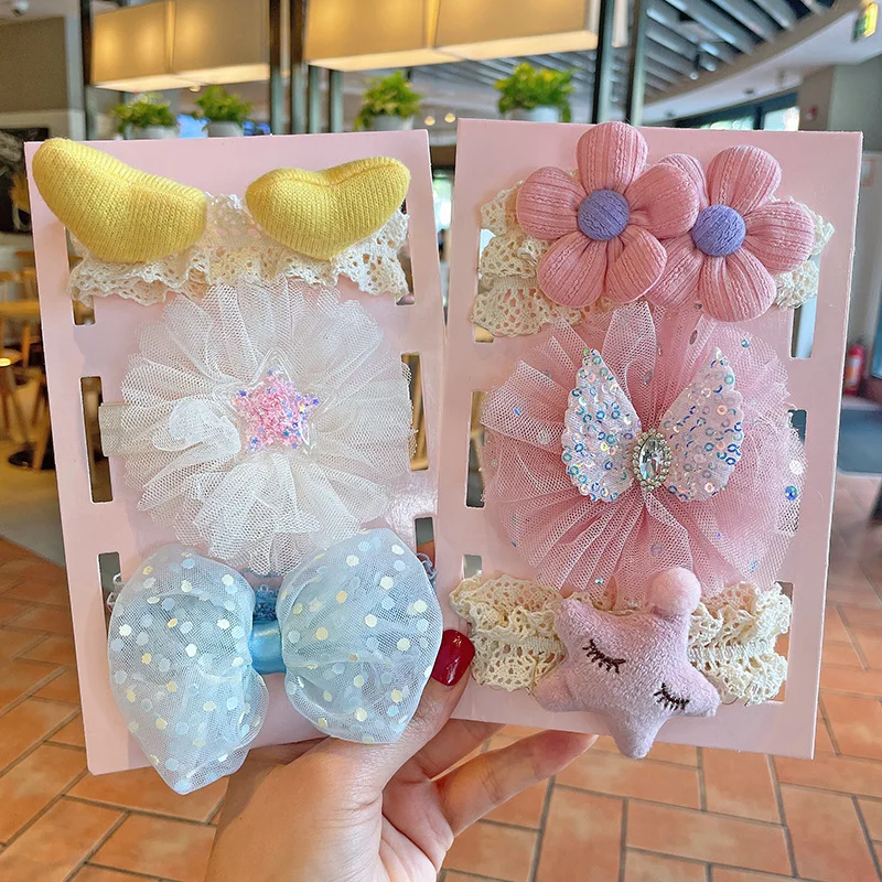 

3 шт./комплект, Детские эластичные повязки на голову с бантом