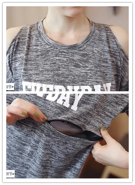 

11.11 Envsoll Short Sleeve Nursing Lactation Breastfeeding Clothes For Pregnant Women Maternity Dresses