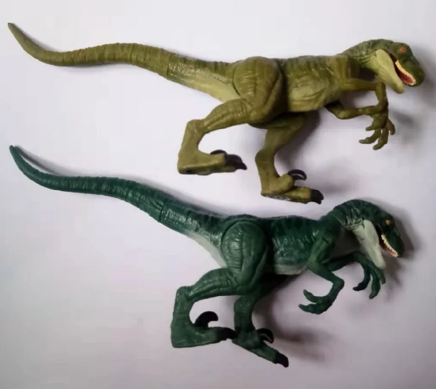 

2Pcs/Set Velociraptor Delta Dinosaurs Toy Savage Strike Classic Toys For Boy Animal Model
