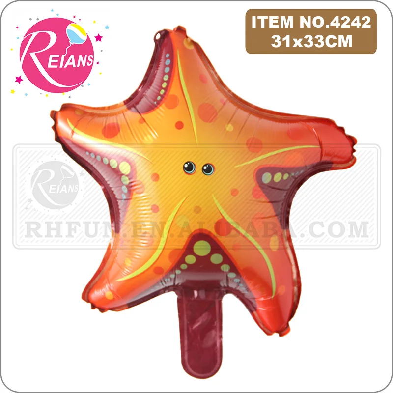 Мини мультяшный Омар рыба клоун пятна Рыбы Раков фольгированный шар морской