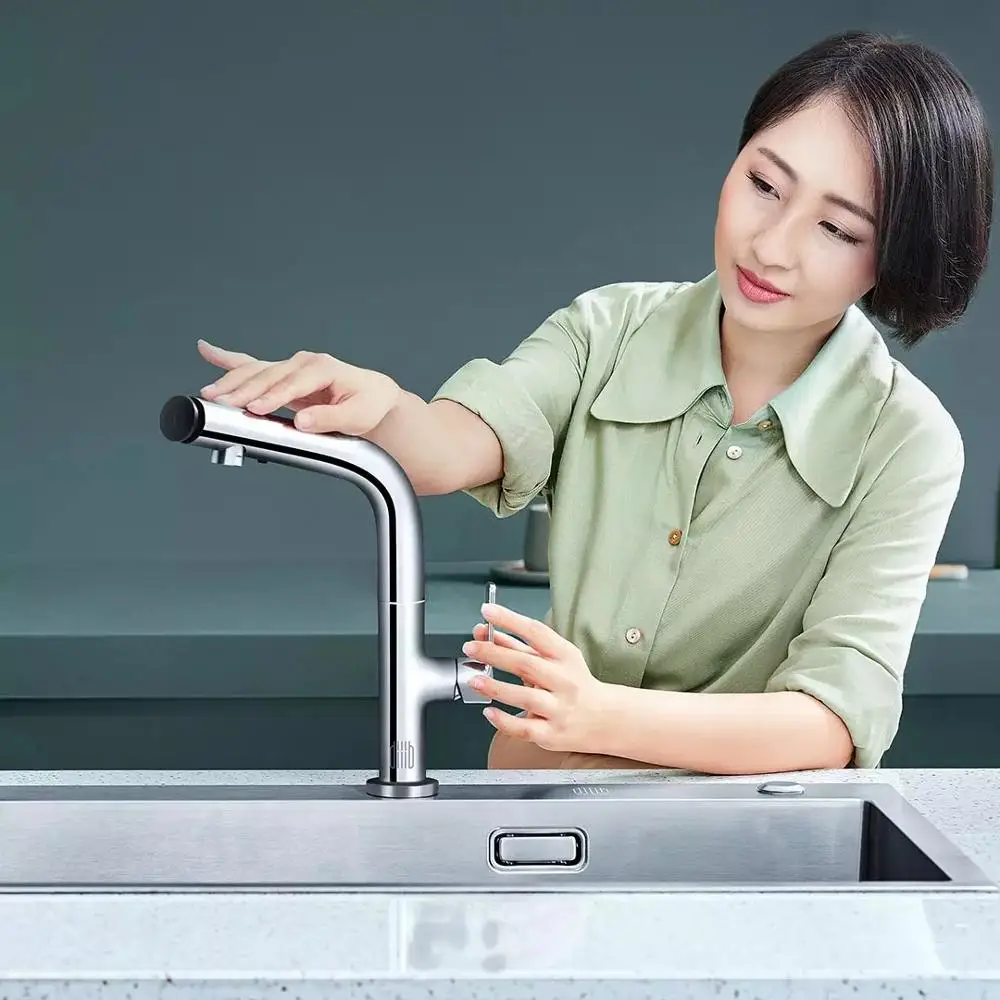 Diiib dabai one-key water stop kitchen faucet Touch Water Tap Sink Mixer with Lead-free channel From xiaomi youpin | Обустройство