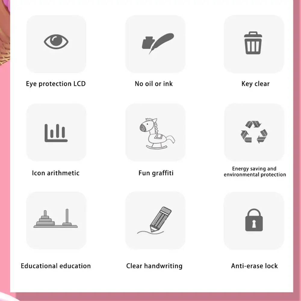 10 дюймовая и 8 5 Мини ЖК-доска для письма рисования детей графическая доска