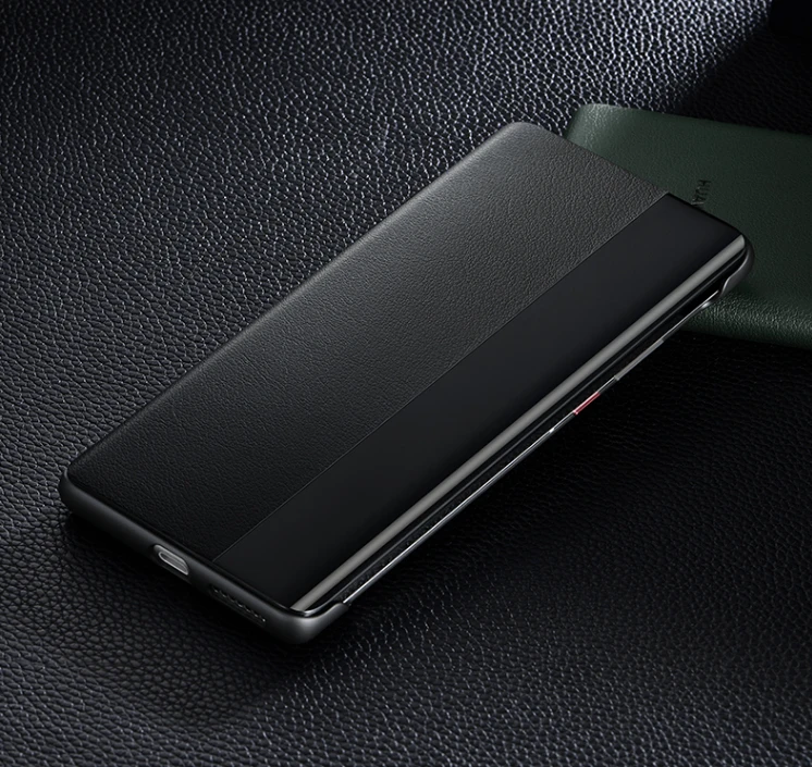 

Huawei original Mate40pro5g mobile phone case mate40 smart window protective cover fill light flip leather feel cover Mate40 Pro
