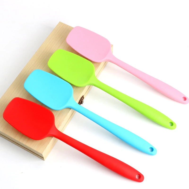 

Cream Kitchen Non-stick Scraper Cake Spatula Silicone Heat Resistant Baking Pastry Spatulas For Cake Baking Decorating Supplies