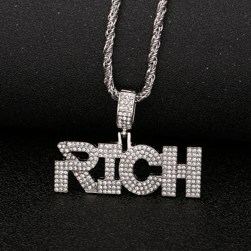 Богатая Улучшенная подвеска модная инкрустация 2020 украшения в стиле хип хоп