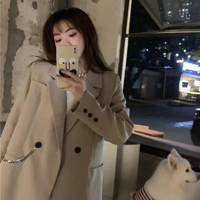 

Internet Celebrity Suit for Women Spring 2021 New Fashion Thin Design Sense Niche Casual Fried Street Small Suit Jacket for