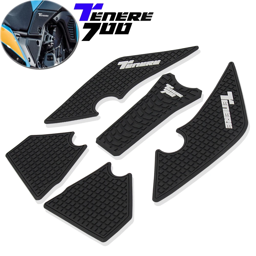 

Tenere700 мотоциклетная Нескользящая боковая наклейка на топливный бак, водонепроницаемая прокладка, резиновая наклейка для YAMAHA Tenere 700 T700 XTZ 700 2019 2020
