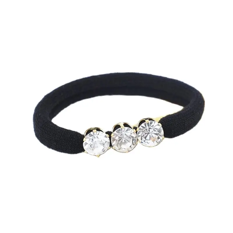 Женские аксессуары для волос с крупными бриллиантами 1 шт. 3 резинки девочек