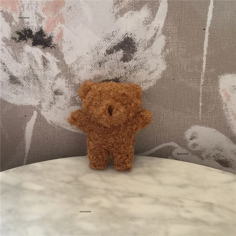 Мягкая плюшевая игрушка прибл. 10 см Стоячий Свадебный Медведь кукла для подарка +