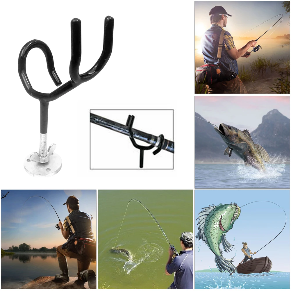 

2020 New V-shaped Fishing Rod Holder Steel Rod Adjustable Fishing Pole Rack Stand Support Bracket Fishing Tackle Accessories