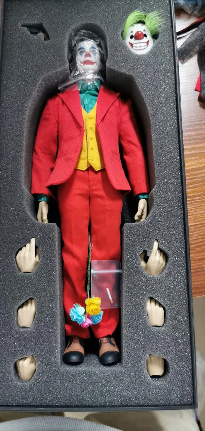 

SWTOYS FS027 VINYL STUDIO-V003 1/6 Scale Collectible Full Set Clown Joaquin Phoenix Figure Body with Suit For Fans Holiday