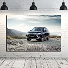 Плакат на холсте с изображением автомобиля Mitsubishi Outlander SUV, Картина на холсте сделай сам в рамке, настенное искусство для декора гостиной