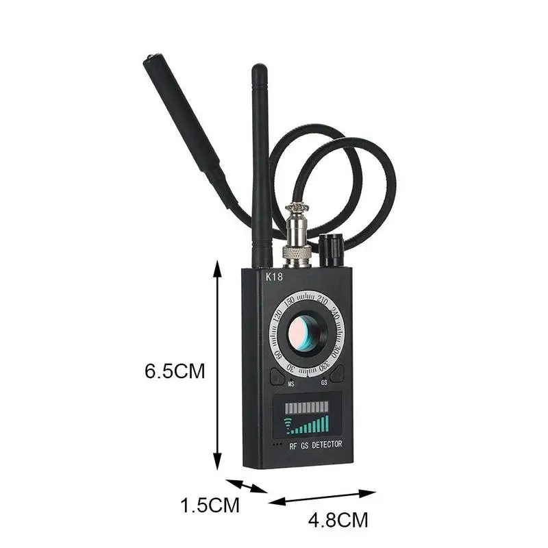 

K18 Multi-function Anti Detector Bug Mini Audio For Camera RF Locator GSM Ca Lens Finder Tracker Signal Detect GPS Wireless A2D3