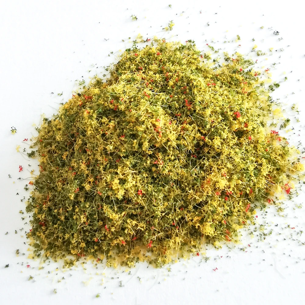 

100g DIY Static Grass Terrain Powder Diorama Landscape Sponge Tufts For Grassland Layout Model Train Making Trees Materials