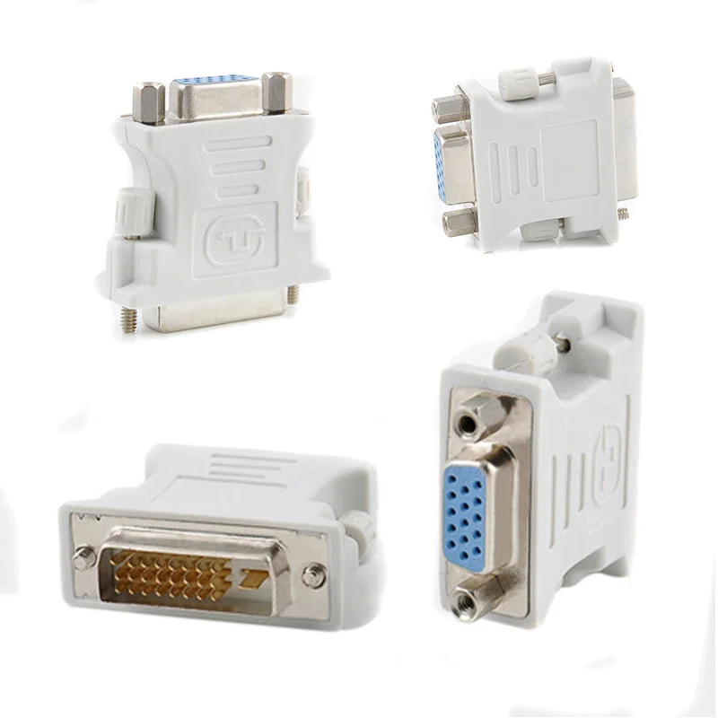 SUOZUN 1080P DVI i 24 + 5 В VGA кабель штекер гнездо конвертер видео адаптер переключатель