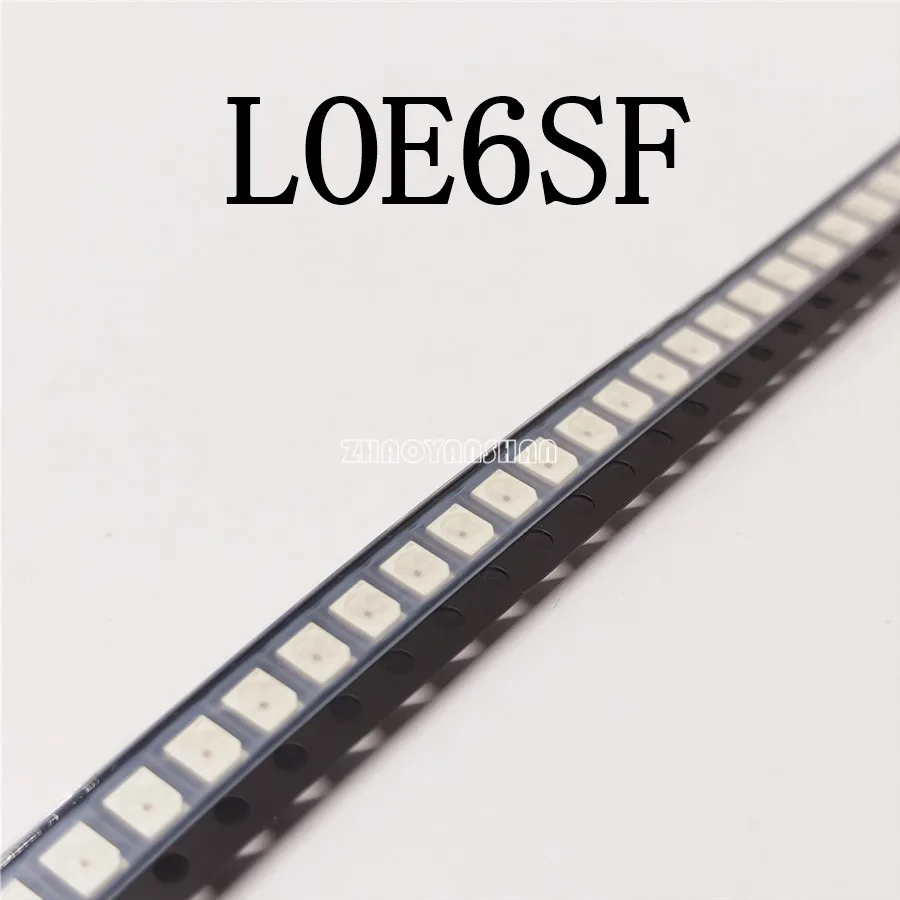 100 шт х LOE6SF короче спереди и длиннее сзади) E6SF 3528 1210 оранжевый PLCC4 SMD светодиодный