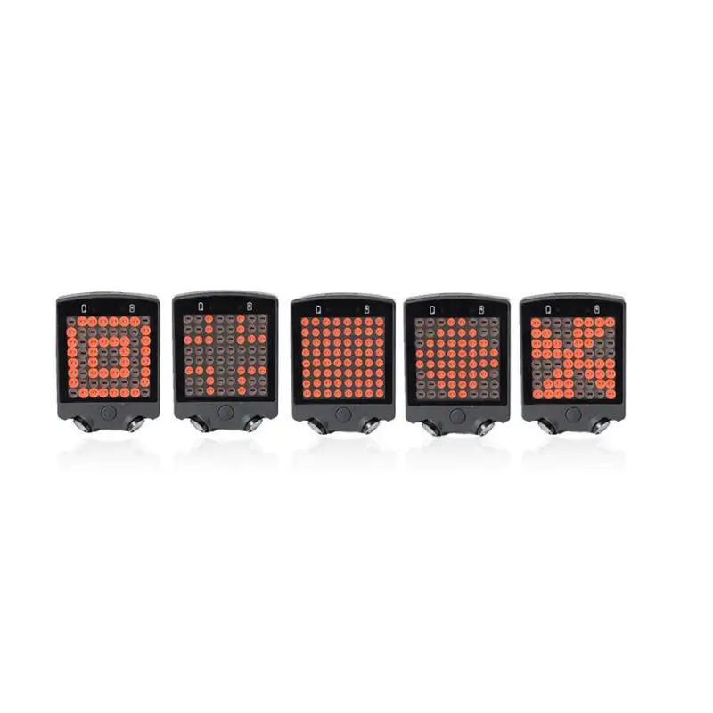 Wireless Remote 64 LED Laser Bicycle Rear Tail Light USB Rechargeable Bike Cycling Safety Warning Turn Signals 8 | Спорт и