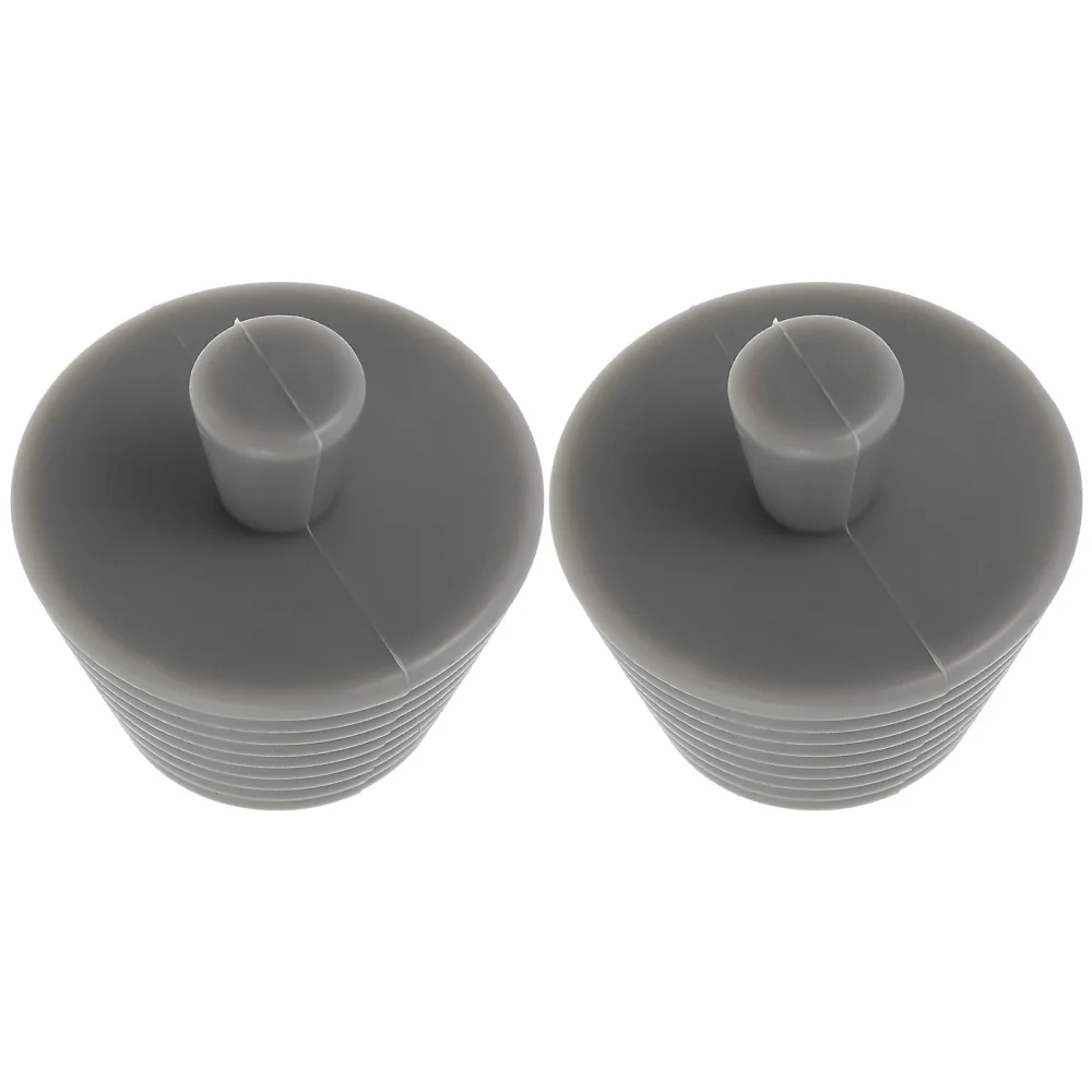 

2pcs Bathroom Sink Drain Plugs Anti-leak Bathtub Plugs Simple Sink Stoppers