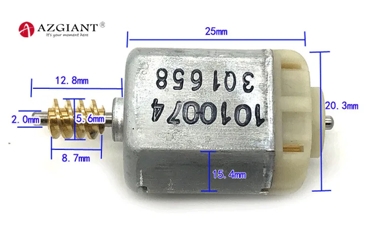 

worm gear original 1010074 FC130 car door lock motor rearview mirror motor 12V DC carbon brush 3Q0748 for johnson